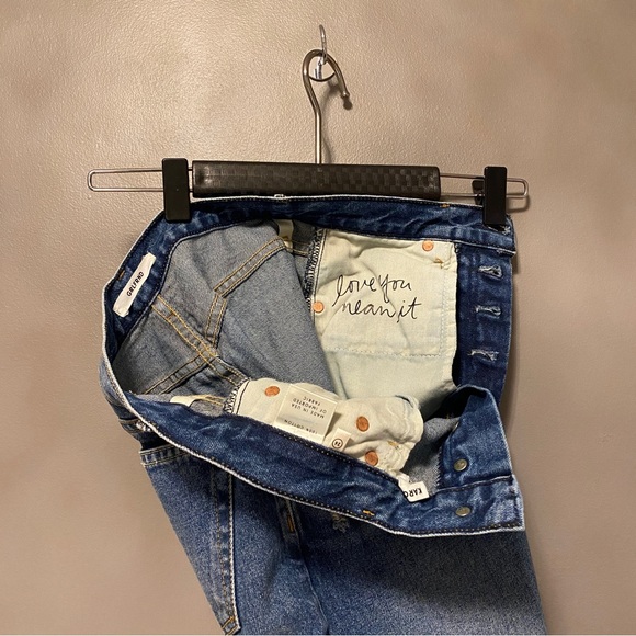 GRLFRND Jeans: Denims : The Karolina : Buttoned : High Waist : Skinny Legs - Picture 4 of 6